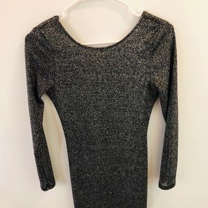 Black Sparkly Bodycon Dress 💎